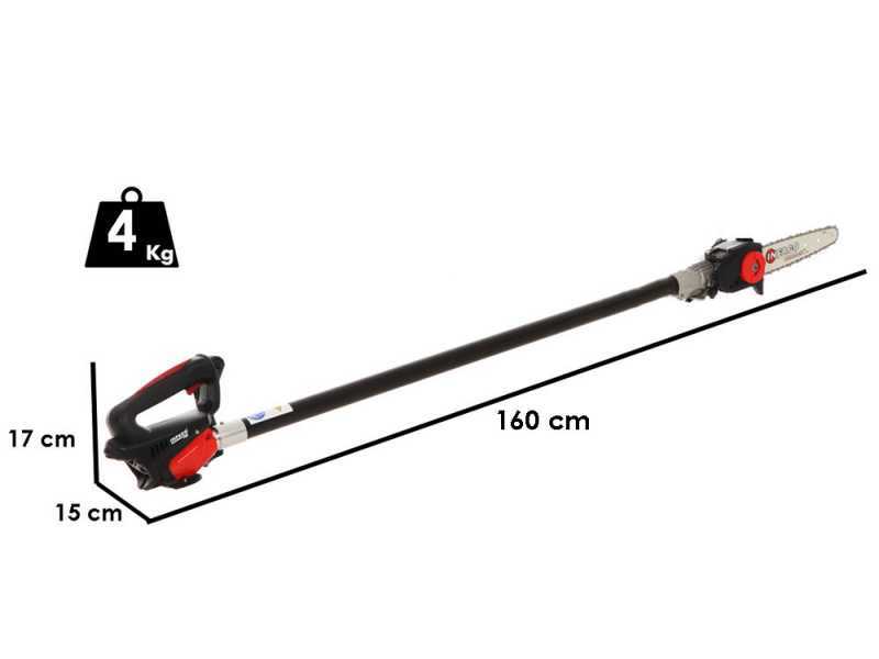 Akku-Hochentaster auf festem Schaft 93 cm Infaco TR9 - Akku-Rucksack inkl.