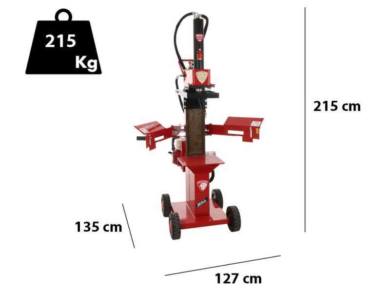 Senkrechter Benzin-Holzspalter Ceccato BULL SPL16R4H - Motor Honda GX200