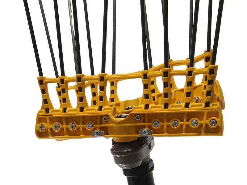 Elektrischer Akku-Olivenr&uuml;ttler Lisam Swing - mit 8 + 8 Zinken aus Kohlenstofffaser - 240 cm - fester Schaft