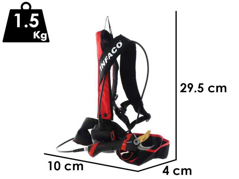 Elektrische Astschere Infaco F3020M - 36V 3Ah - &Oslash; 45 mm