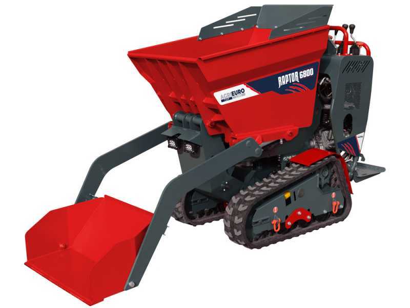 Raupendumper AgriEuro Top-Line RAPTOR 6800 HD - Honda GX270 - Mit Ladeschaufel