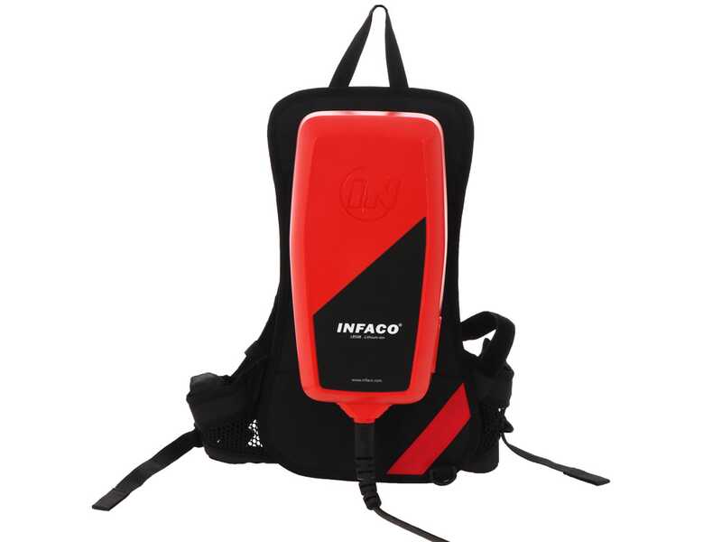 Akku-Olivenr&uuml;ttler Infaco V5000P3AF mit fester Schaft - 48V 17Ah