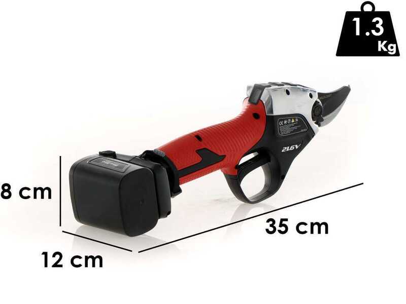 Elektrische Baumschere mit eingebautem Akku BlueBird PS 22-38 - 21.6V - 2.5 Ah