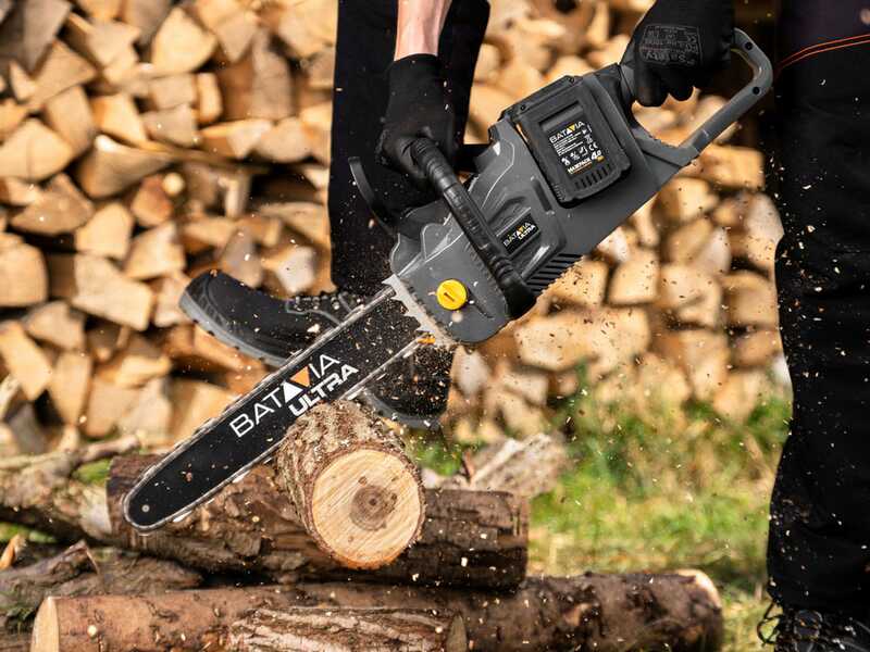 Batavia - Elektrische Akku-Kettens&auml;ge 2x 18V 2Ah - Schwert 38 cm