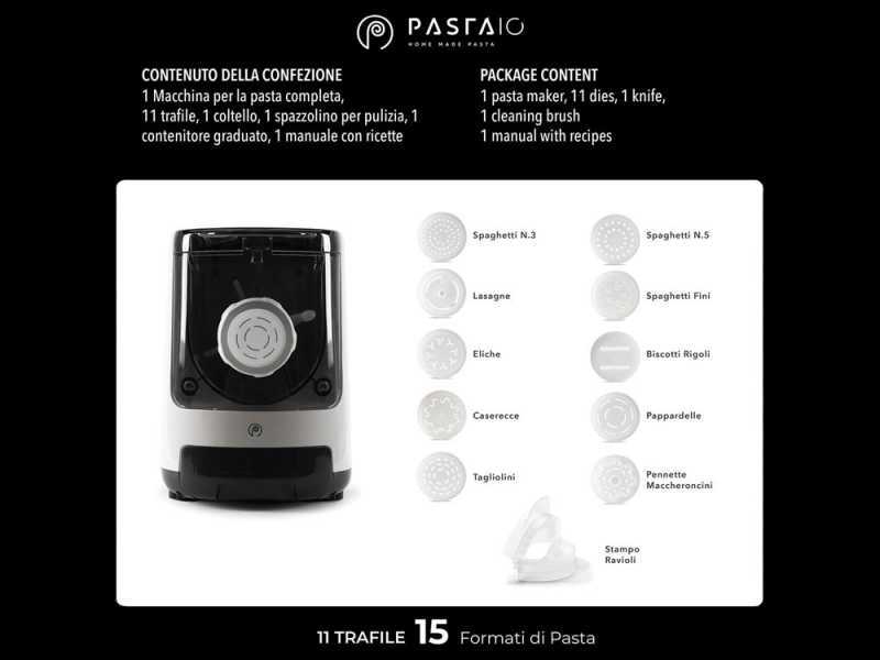 Elektrische Nudelmaschine Classe Pastaio Double 2 in 1 - zum Kneten und Pressen