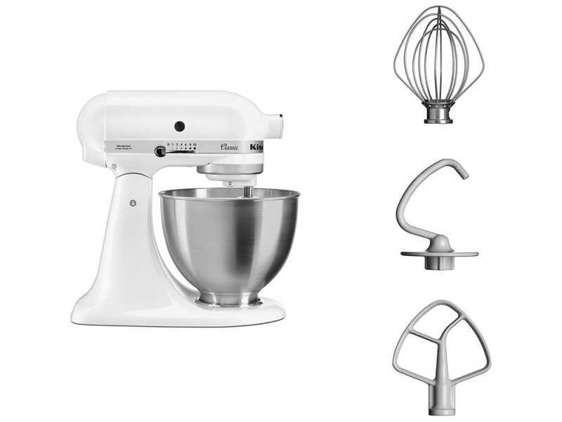 KitchenAid Classic 5K45SS Wei&szlig; &ndash; R&uuml;hrmaschine