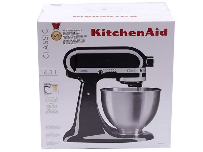 KitchenAid Classic 5K45SS-EBM Nero Onice - R&uuml;hmaschine