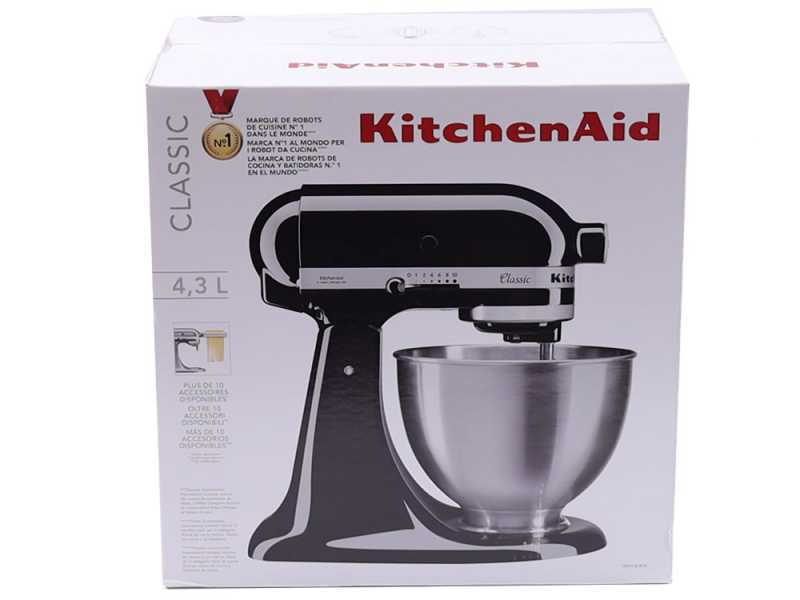 KitchenAid Classic 5K45SS Nero Onice - R&uuml;hmaschine