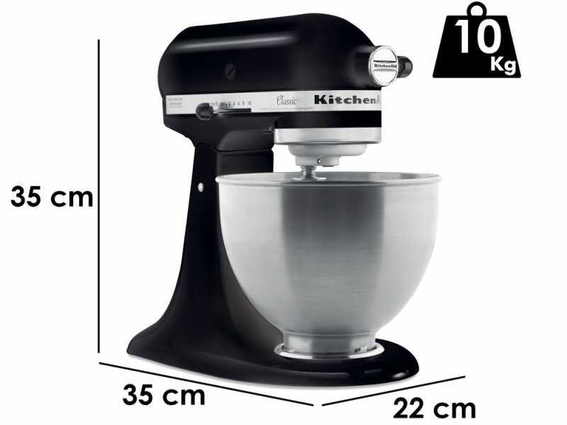 KitchenAid Classic 5K45SS Nero Onice - R&uuml;hmaschine