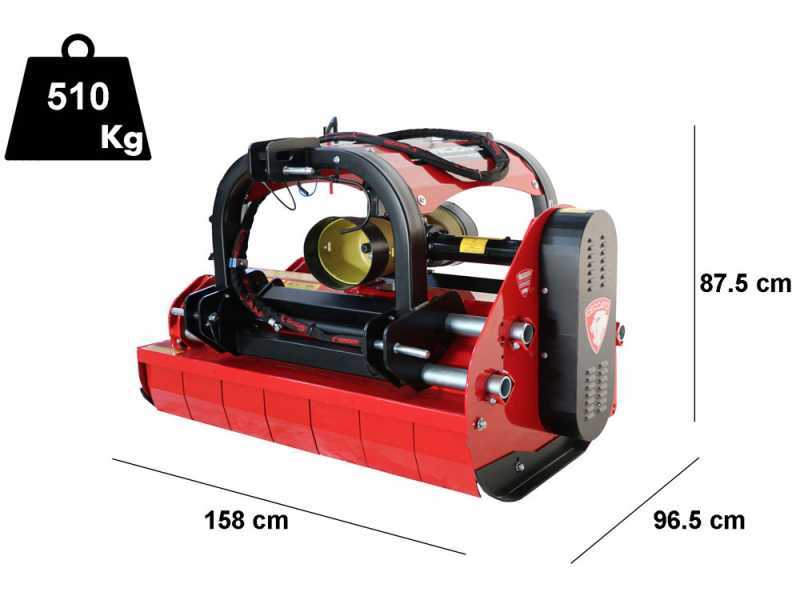 Mulcher f&uuml;r Front- und Heckanbau Ceccato TRINCIONE 400 4T1400IDR2