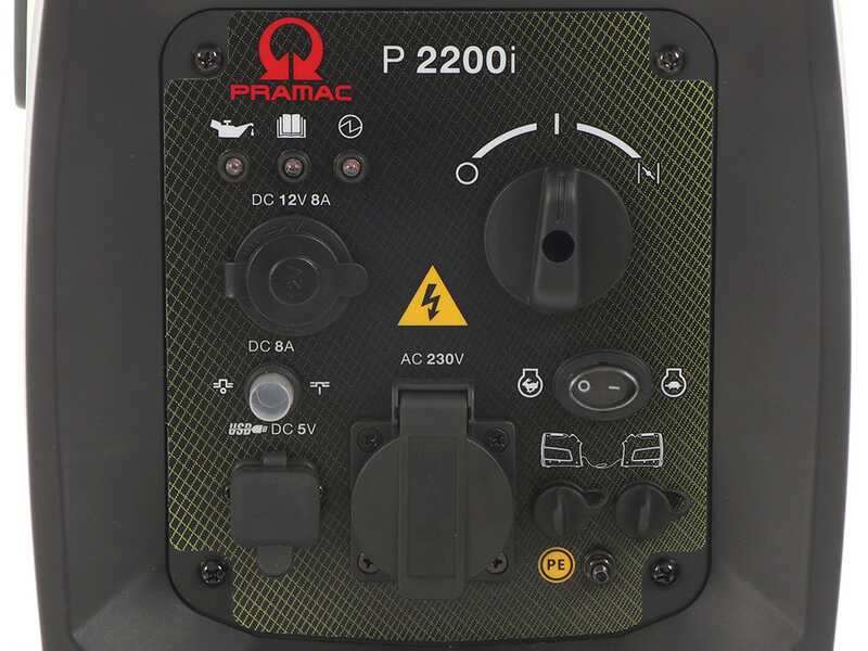 Pramac P2200i -  Leiser Inverter Stromerzeuger Pramac 2.1 kW - Nenn-Dauerleistung1.9 kW - 230V