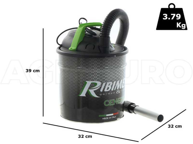Aschesauger mit Eimer Ribimex Cenerill - 18L