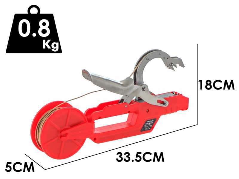 Elektrische Akku-Bindezange GeoTech TM-EL03 - 7.2V - 2Ah