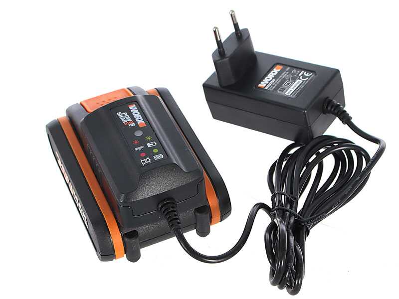 Worx WG324E - Akku-Handkettens&auml;ge 20V 2 Ah + Verl&auml;ngerungsschaft