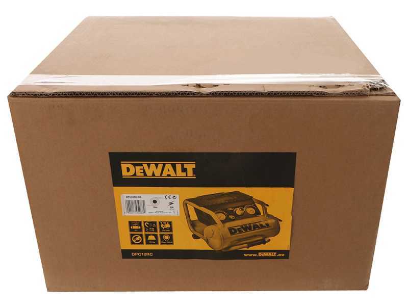 DeWalt DPC10RC-QS - Kompressor &ouml;lfrei 10-Liter Tank