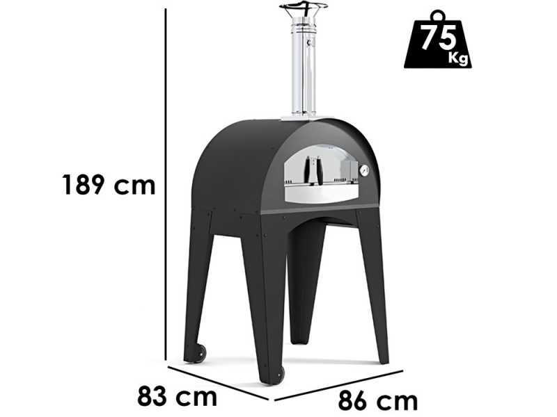Holzbackofen f&uuml;r drau&szlig;en Seven Italy Artemide 60 x 40