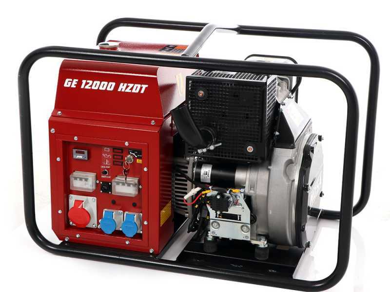 MOSA GE 12000 HZDT - Diesel-Stromerzeuger 9.6 kW - Dauerleistung  8.8 kW - 400V