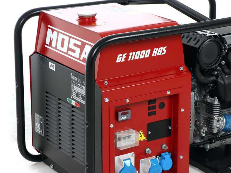 MOSA GE 11000 HBS - Benzin-Stromerzeuger 9.9 kW - Dauerleistung 9 kW - 230V