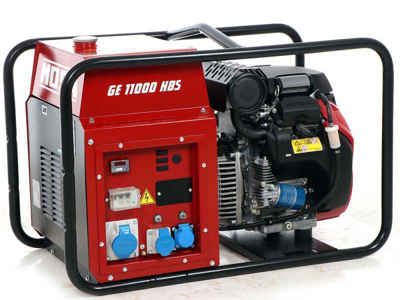 MOSA GE 11000 HBS - Benzin-Stromerzeuger 9.9 kW - Dauerleistung 9 kW - 230V