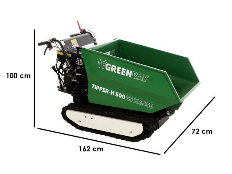 Greenbay Tipper-H 500 -Raupendumper -  Motor BS XR1450 - Hydraulische Mulde