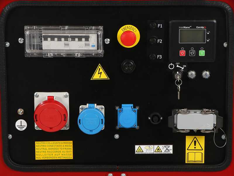 MOSA GE SX-11000 KDT - Diesel Notstromaggregat 400V - Kohler-Lombardini KDW702 - 8.8 kW - leise