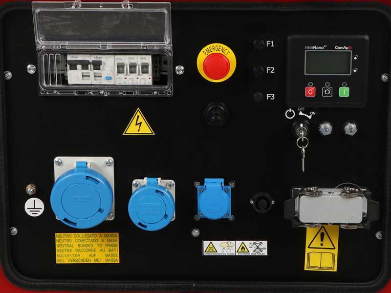 MOSA GE SX-9000 KDM - Diesel-Stromerzeuger leise 8.3 kW - Dauerleistung 7.5 kW 230V + ATS