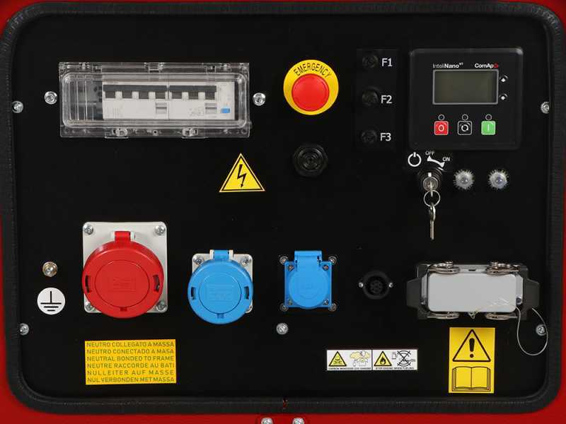 Diesel Notstromaggregat dreiphasig MOSA GE SX-11000 KDT - Kohler-Lombardini KDW702 - 8 kW - leise - inkl. ATS Notstromautomatik