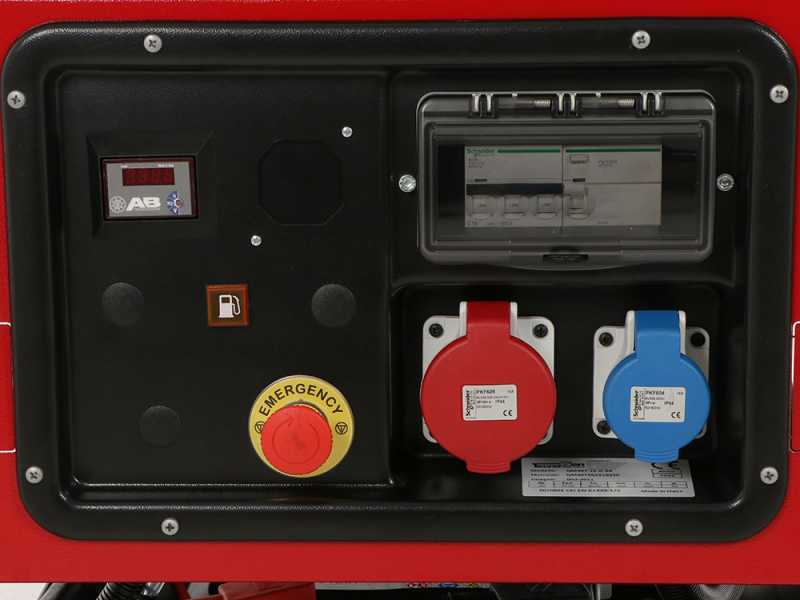 TecnoGen H15000TELX - Benzin-Stromerzeuger 10.4 kW - Dauerleistung 9.4 kW 400V