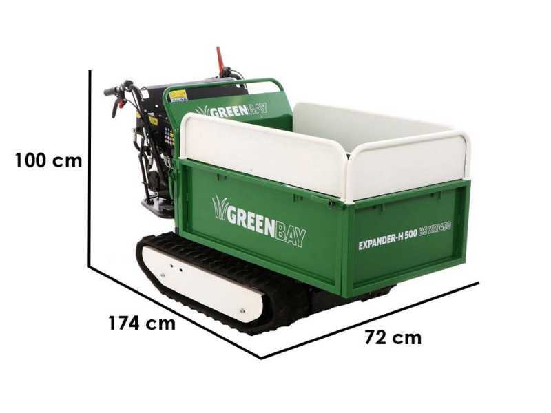 GreenBay EXPANDER-H 500 - Raupendumper - Motor BS XR1450 - Hydraulische Mulde
