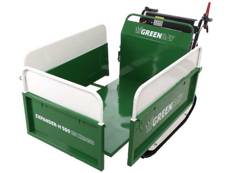 Raupentransporter GreenBay EXPANDER-H 500 - Motor BS XR1450 - Hydraulische Mulde