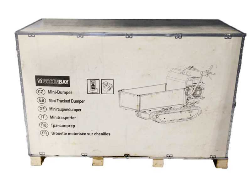 Raupentransporter GreenBay EXPANDER-H 500 - Motor BS XR1450 - Hydraulische Mulde