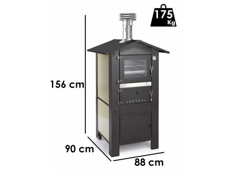 Holzbackofen f&uuml;r drau&szlig;en Seven Italy Era Premium 57x45 cm
