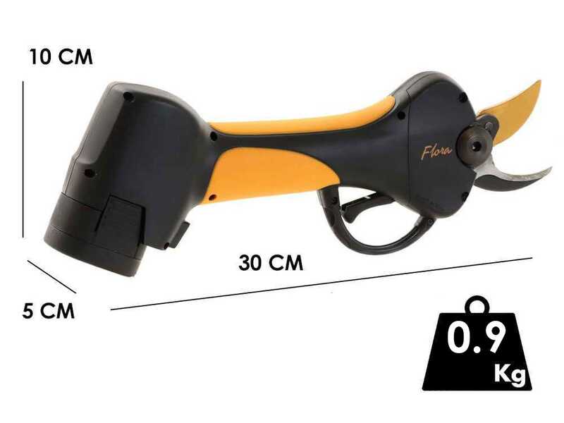 Kit Akku-Astkettens&auml;ge Flora PCP100A + elektrische Baumschere Agritec Flora PC32 - Schnittdurchmesser max. 32 mm