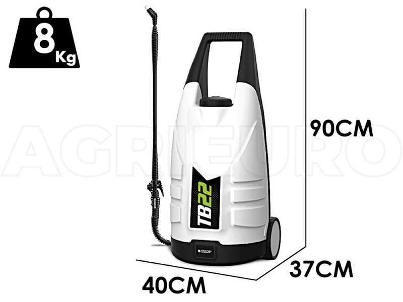 Elektrische Akku-Spr&uuml;hpumpe Comet TB22 - 12.6V  3.4Ah