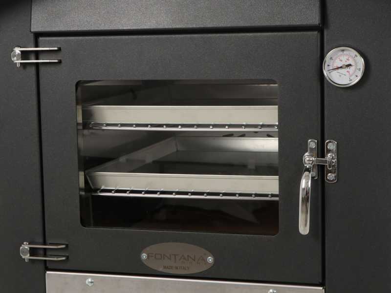 Fontana ITALIA PREMIUM - Holzbackofen f&uuml;r den Au&szlig;enbereich 57x42