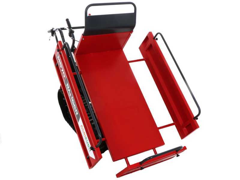 Raupentransporter mit ausziehbarer Ladefl&auml;che RANGER M570-E - Honda GX200 Motor - Elektrostarter