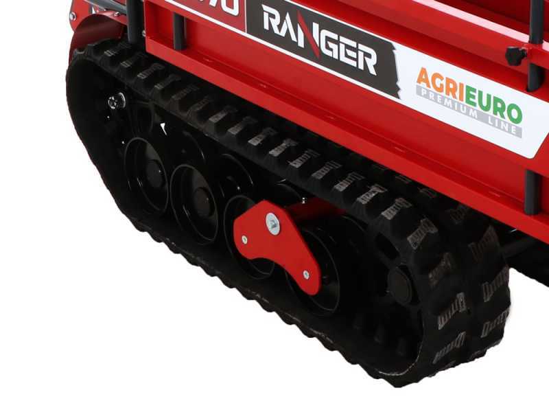 Raupentransporter mit ausziehbarer Ladefl&auml;che RANGER M570-E - Honda GX200 Motor - Elektrostarter