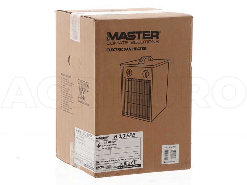 Master B 3.3EPB - Elektro Heizger&auml;t mit Gebl&auml;se - Bauheizer