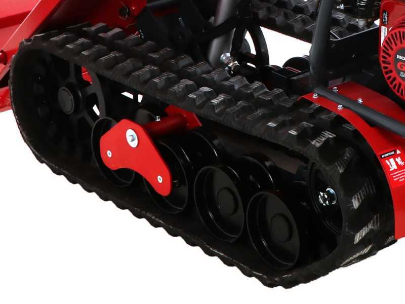 Raupentransporter mit ausziehbarer Ladefl&auml;che AgriEuro Premium RANGER M570 H-E - Honda GX200 Motor - E-Starter