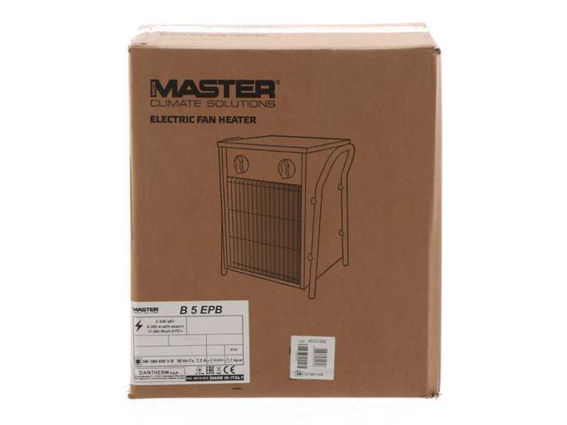 Master B 5 EPB - Elektro Heizger&auml;t - Elektroheizer mit Gebl&auml;se