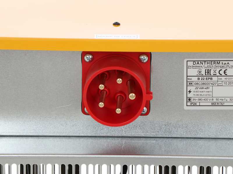 Master B 22 EPB - Elektro Heizger&auml;t mit Gebl&auml;se
