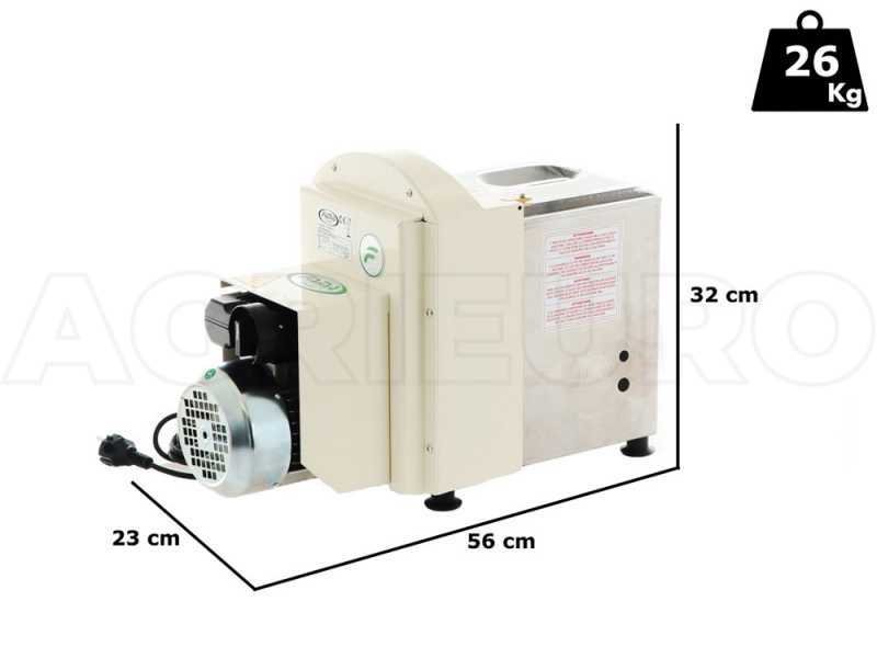 Fama Media - Professionelle 2-in-1 Nudelmaschine - zum Kneten und Pressen