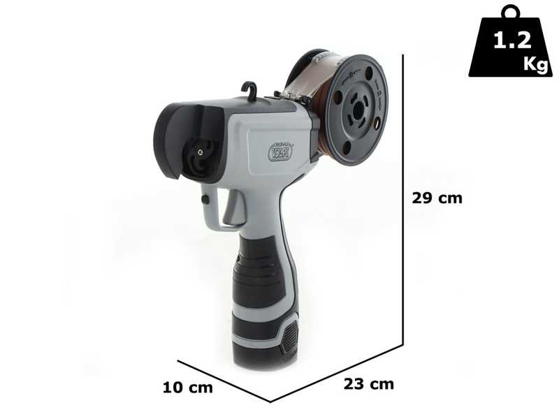 Elektrische Akku-Bindezange f&uuml;r Weinbau Volpi KV5 Cordless - 2 x 14.4V 2Ah