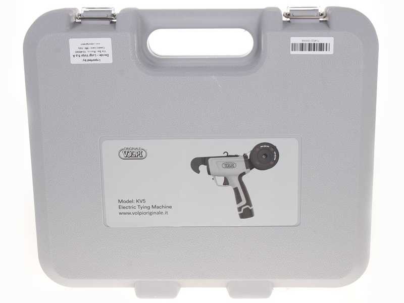 Elektrische Akku-Bindezange f&uuml;r Weinbau Volpi KV5 Cordless - 2 x 14.4V 2Ah