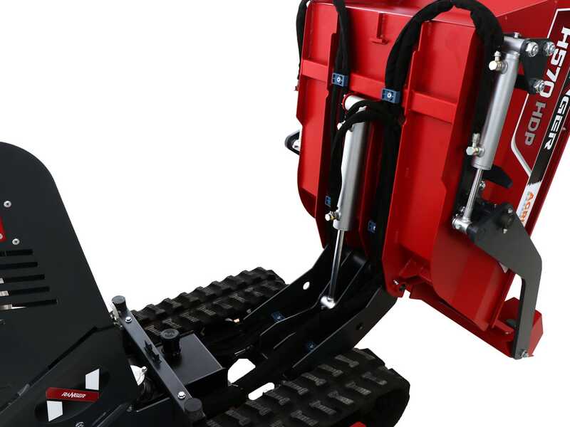 Ranger H570 HDP &ndash; Raupendumper mit Kippmulde &ndash; Honda GX200 Motor &ndash; Hydrostatischer Antrieb