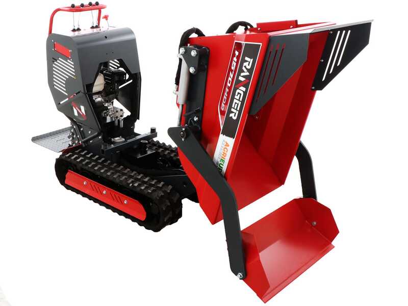 Ranger H570 HDP-E &ndash; Raupendumper mit Kippmulde &ndash; Honda GX200 Motor &ndash; Hydrostatischer Antrieb