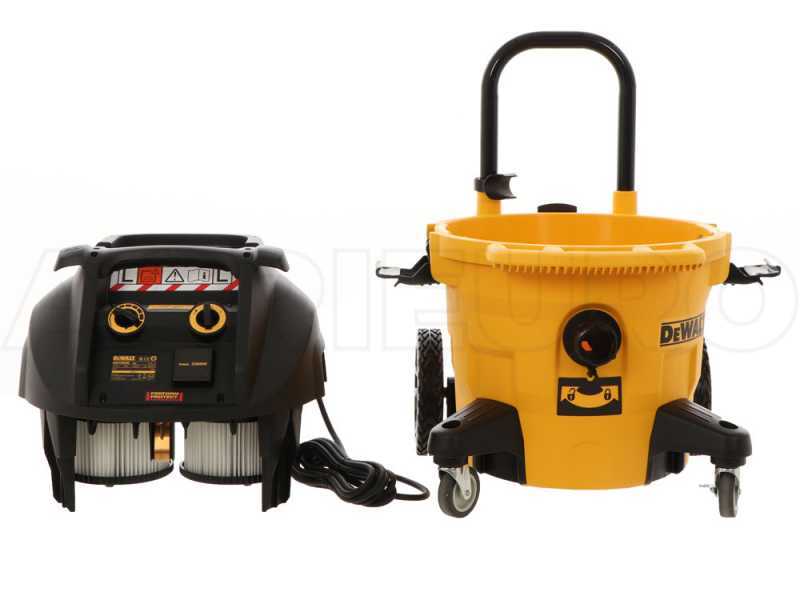 Staub- und Fl&uuml;ssigkeitssauger DeWALT DWV902L-QS f&uuml;r die Baustelle