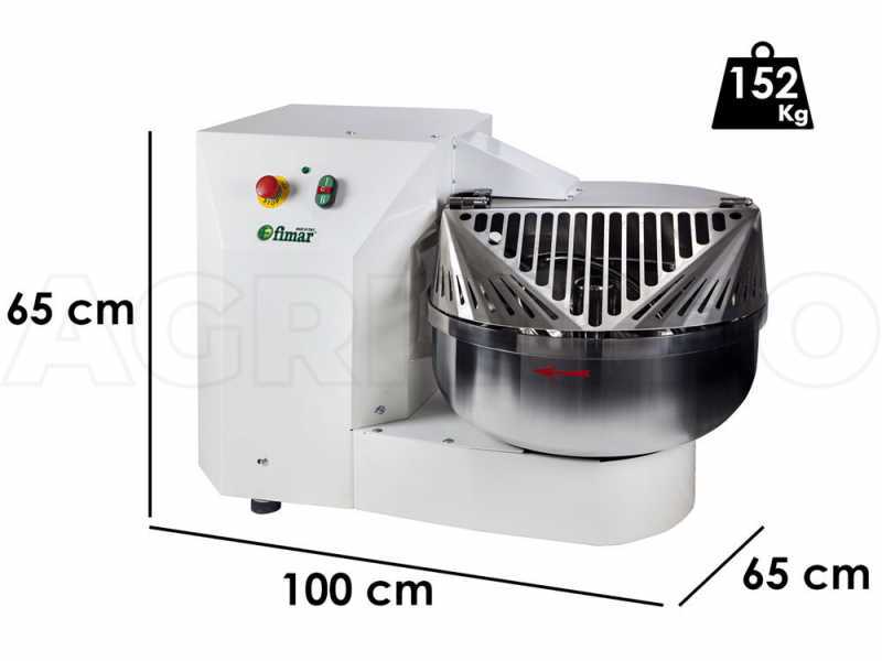 Gabel-Teigknetmaschine FIMAR FF30N - 400V - 2 Geschwindigkeiten