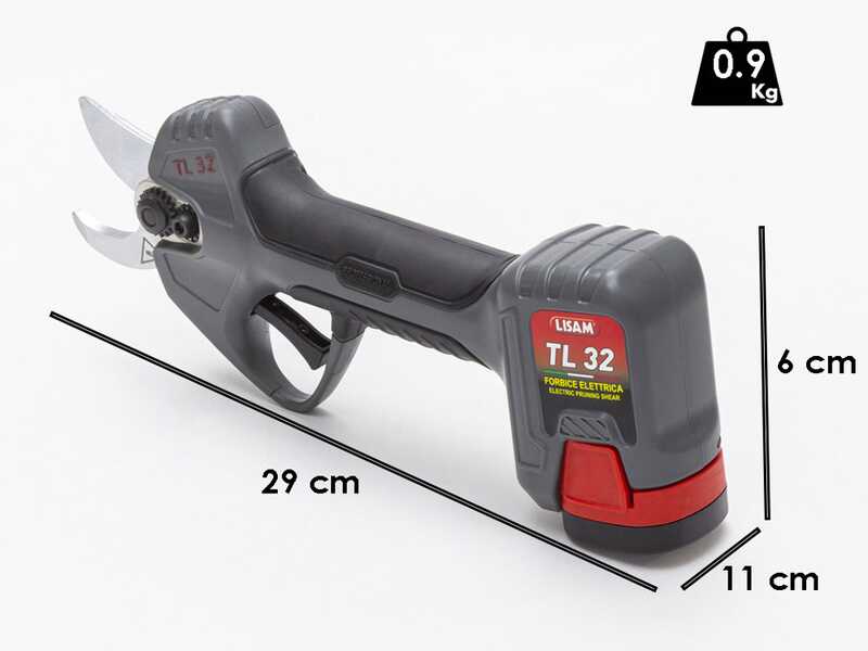 Akku-Gartenschere LISAM TL 32 - 2x16.8V 2.5Ah