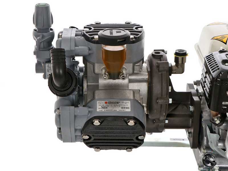 Motorpumpe zum Spr&uuml;hen Comet MTP P40/20 SC 4T - Motor Honda GX120 - f&uuml;r S&auml;uren und Chemikalien